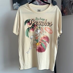 Lola Bunny Peaches Graphic Tee - Cream